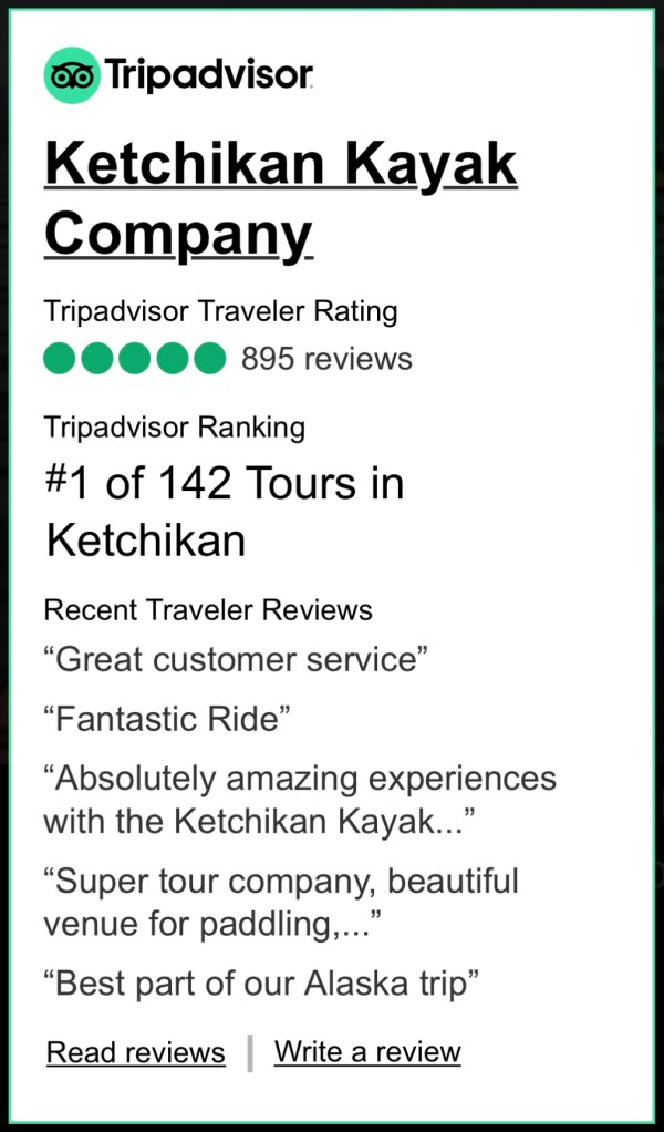 Best tour company in Ketchikan, Alaska